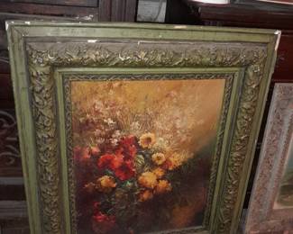 HUGE Assortment Of Framed Antique, Vintage, & Contemporary Artwork