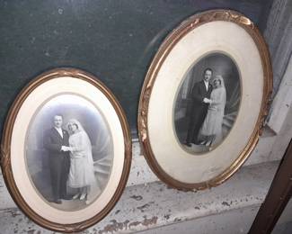 Assortment Of Antique Framed Photographs & Portraits