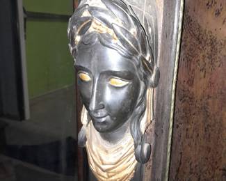 HUGE  Antique Carved Hall Mirror (Currently Stored In Westwood, NJ And Available For Private Viewings For Serious Buyers)