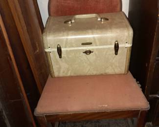 Chair W/ Vintage Traveling Case