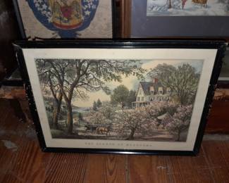 HUGE Assortment Of Framed Antique, Vintage, & Contemporary Artwork
