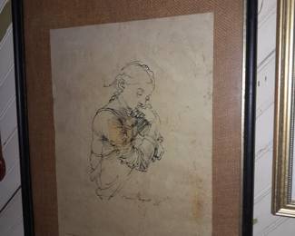 HUGE Assortment Of Framed Antique, Vintage, & Contemporary Artwork