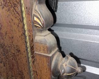 HUGE  Antique Carved Hall Mirror (Currently Stored In Westwood, NJ And Available For Private Viewings For Serious Buyers)