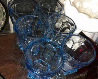 BEAUTIFUL Assortment Of Antique Colored Glassware