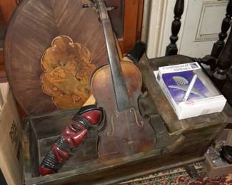 Antique Wooden Bassinet