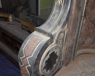 HUGE  Antique Carved Hall Mirror (Currently Stored In Westwood, NJ And Available For Private Viewings For Serious Buyers)