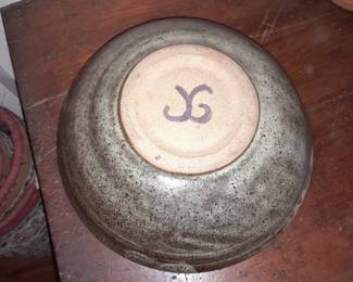 Signed Handmade Pottery Bowl