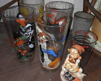 Vintage Character Glasses