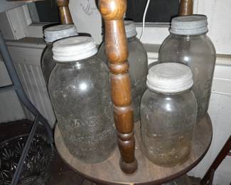 Antique Atlas Glass Jars