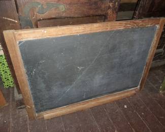 Antique School Slate Chalkboard