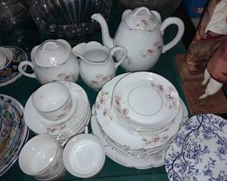 Assorted Vintage China, Crystal, Dinnerware, Etc.