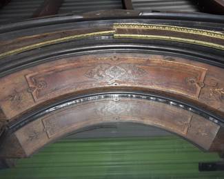 HUGE  Antique Carved Hall Mirror (Currently Stored In Westwood, NJ And Available For Private Viewings For Serious Buyers)