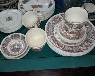 Assorted Vintage China, Crystal, Dinnerware, Etc.