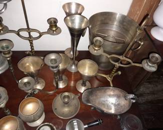 Brass & Silver Plated Items