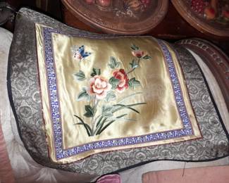 Vintage satin Pillowcase Cover