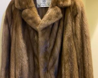 Douglas fur coat, mint condition. 