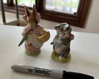 Beatrix Potter figures