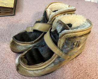 Vintage Abercrombie & Fitch fur boots....