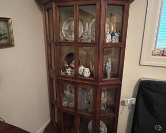Another lighted curio cabinet!