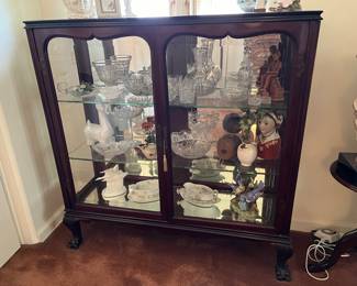 Small antique display case