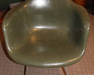 Herman Miller molded grey chair
