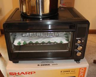 New microwave and toaster oven