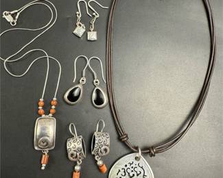 Sterling silver slipada jewelry lot