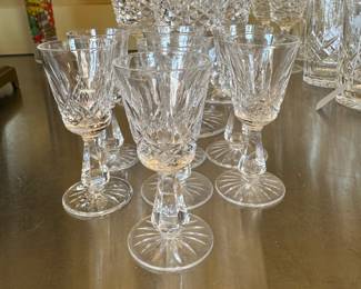 WATERFORD Wine Cordial Glasses
