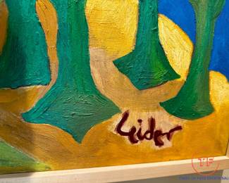 Original Oil on Canvas “Waiting for an Invitation” by YANNICK LEIDER
