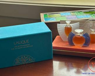 LALIQUE "Les Flacons Collection Miniatures" (1998, 1999, 2000)