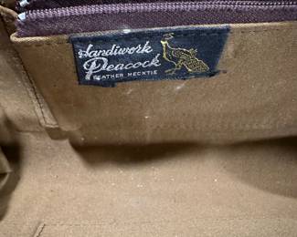 Vintage PEACOCK Feather Purse and Wallet