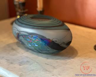 Art Glass Vase by BOROWSKI Glass Studio