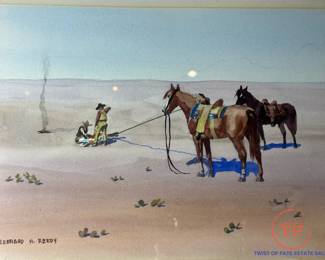 Original Watercolor by LEONARD HOWARD REEDY