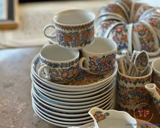 CEPELIA OPOLE Hand Painted Polish China Set