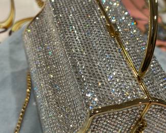 JUDITH LEIBER Vintage Box Purse with SWAROVSKI Crystals