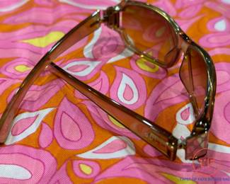 Lady's GUCCI Brown Gradient Quilted Pattern Sunglasses