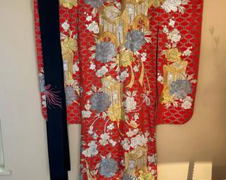 Vintage Handmade Silk Japanese Kimono
