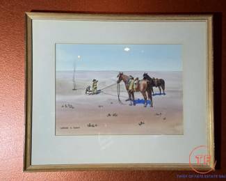 Original Watercolor by LEONARD HOWARD REEDY