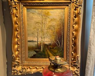 Original Oil on Canvas Signed G. ROSE