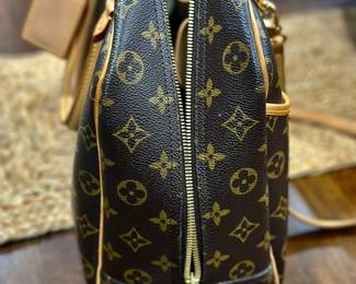 LOUIS VUITTON Monogram Deauville Weekend Bag