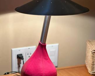 Postmodern PABLO PARDO PICCOLA Leather Bean Bag Desk Lamp