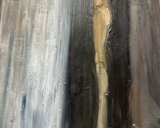 Original Oil on Canvas Diptych “Man in the Interior” and “Woman in the Interior” by WOJCIECH PAKOWSKI
