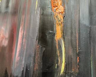 Original Oil on Canvas Diptych “Man in the Interior” and “Woman in the Interior” by WOJCIECH PAKOWSKI
