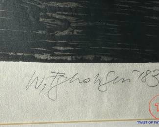 WOJCIECH PAKOWSKI "Landscape with the Hero" Limited Edition Etching