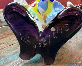 MURANO Limited Edition Glass Art Clowns