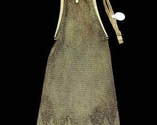 Vintage Whiting and Davis Beaded Mess Purse