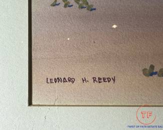 Original Watercolor by LEONARD HOWARD REEDY