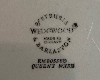 WEDGEWOOD Embossed Queensware LARGE China Set