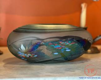 Art Glass Vase by BOROWSKI Glass Studio