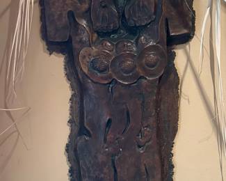 "Three Maries" Bronze Crucifix Sculpture by RYSZARD JAN KOZLOWSKI